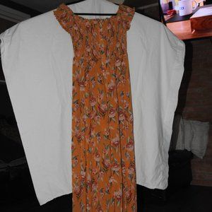 Xhilaration FLORAL PRINT SHORT JUMPSUIT WITH MAXI M